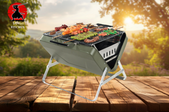 "Yan" - Portable Smokeless Barbecue Grill